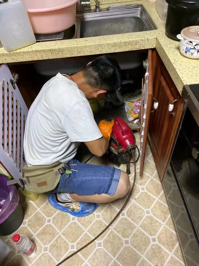 石柱通下水道