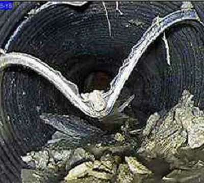 石柱排水管道变形塌陷的非开挖修复方法